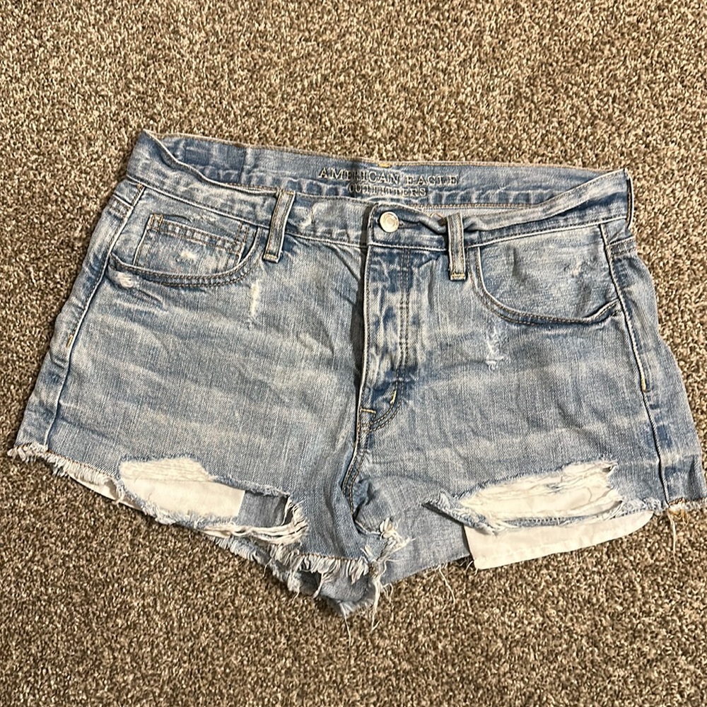 American eagle light blue jean shorts - Picture 1 of 5